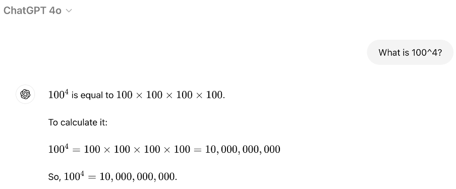 chatgpt 4o result