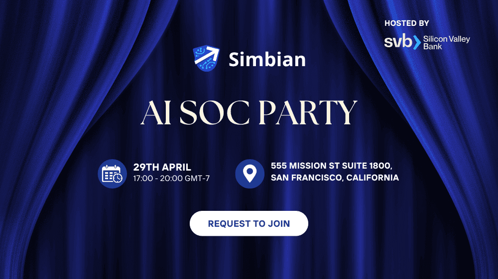 Simbian AI SOC Party- Sponsored by SVB