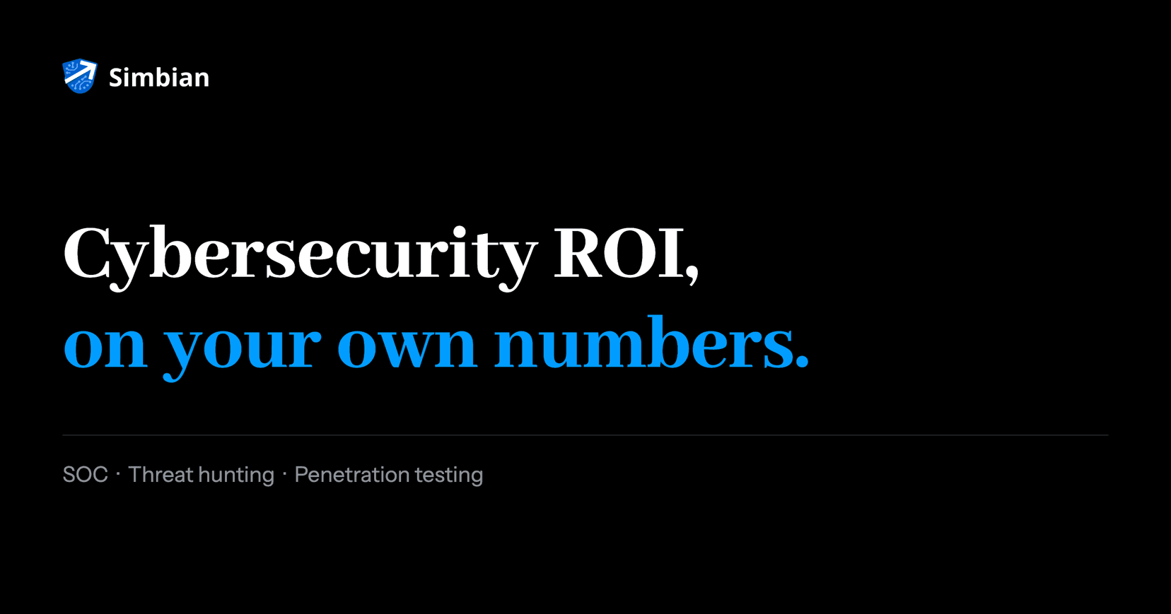 Cybersecurity ROI calculator