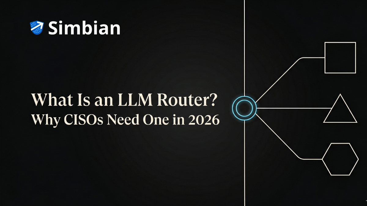 Editorial illustration: an LLM router as a single control node fanning three policy-routed paths to multiple frontier model providers, set against the headline 'What Is an LLM Router?'
