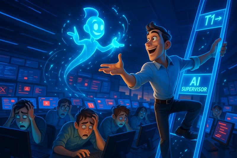 From “T1 Burnout” to “AI Supervisor”: A New Career Ladder with Autonomous SOC Agents