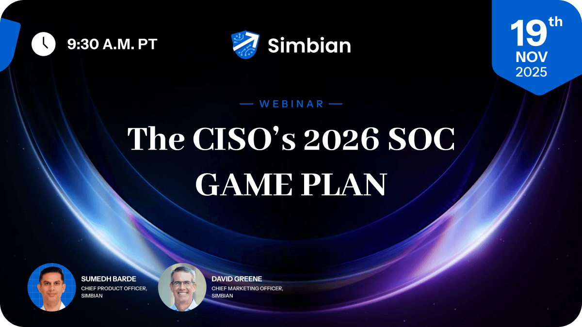The CISO's 2026 SOC Gameplan The CISO's 2026 SOC Gameplan