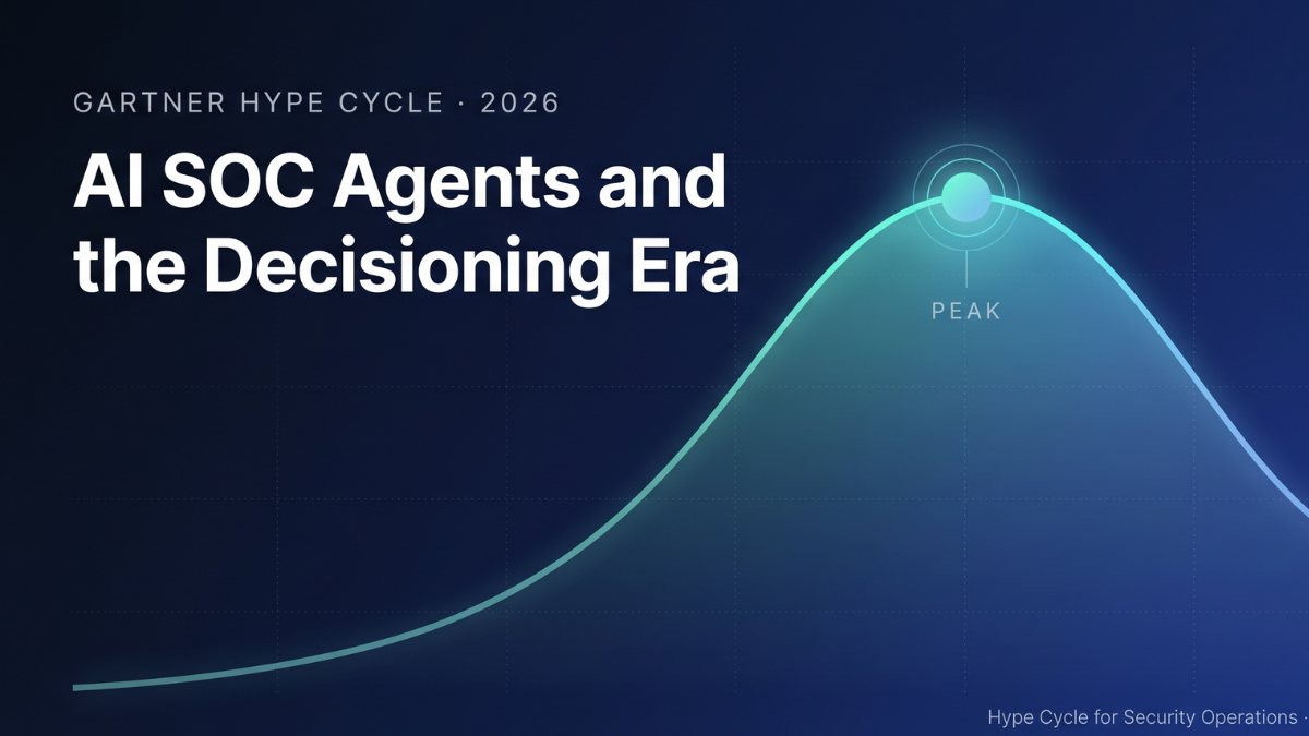 Gartner Hype Cycle for Security Operations 2026 — AI SOC Agents at the Peak
