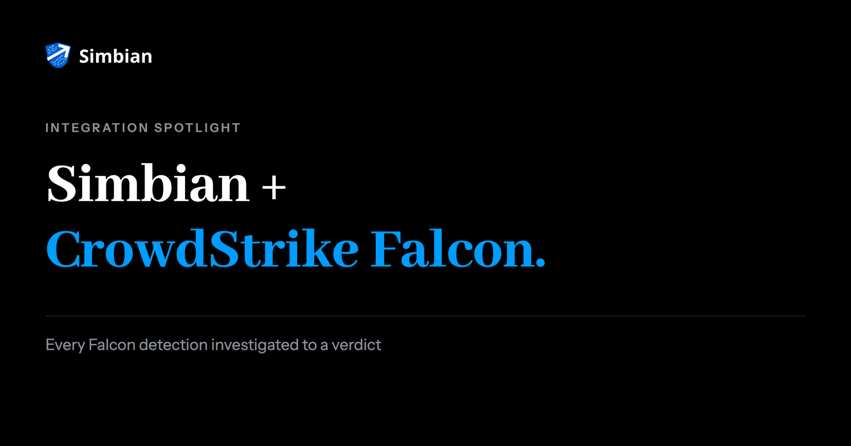 Simbian + CrowdStrike Falcon integration