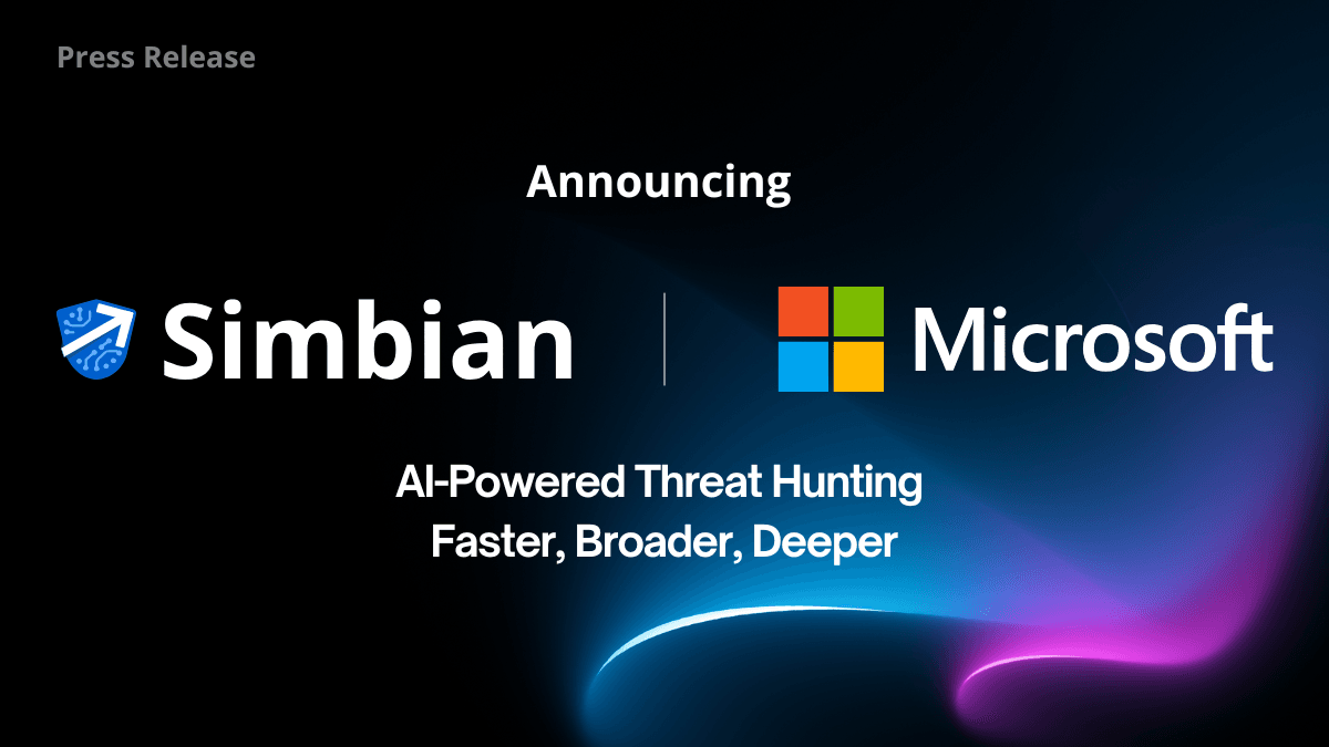 Simbian Advances Threat Hunting Using Microsoft Sentinel data lake Simbian Advances Threat Hunting Using Microsoft Sentinel data lake